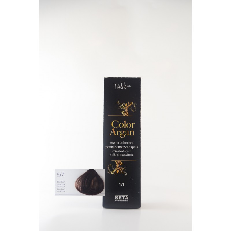 5/7 gianduja color argan hair potion