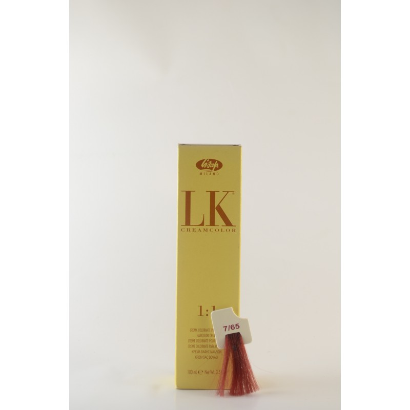 7/65 biondo rame rosso LK cream color 100 ml