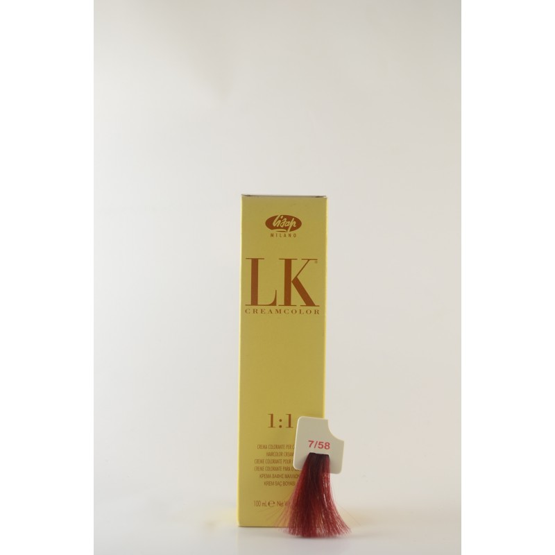 7/58 biondo rosso violetto LK cream color 100 ml